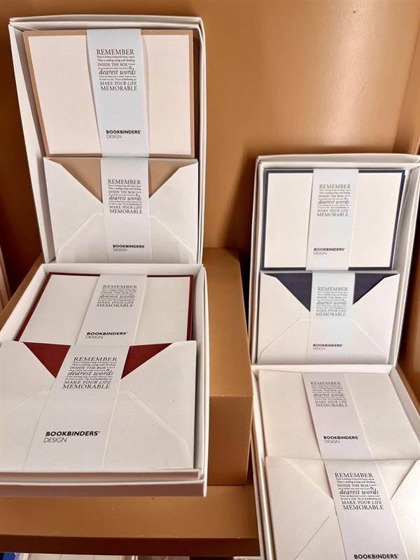 Exklusiva brevpapper från Bookbinders