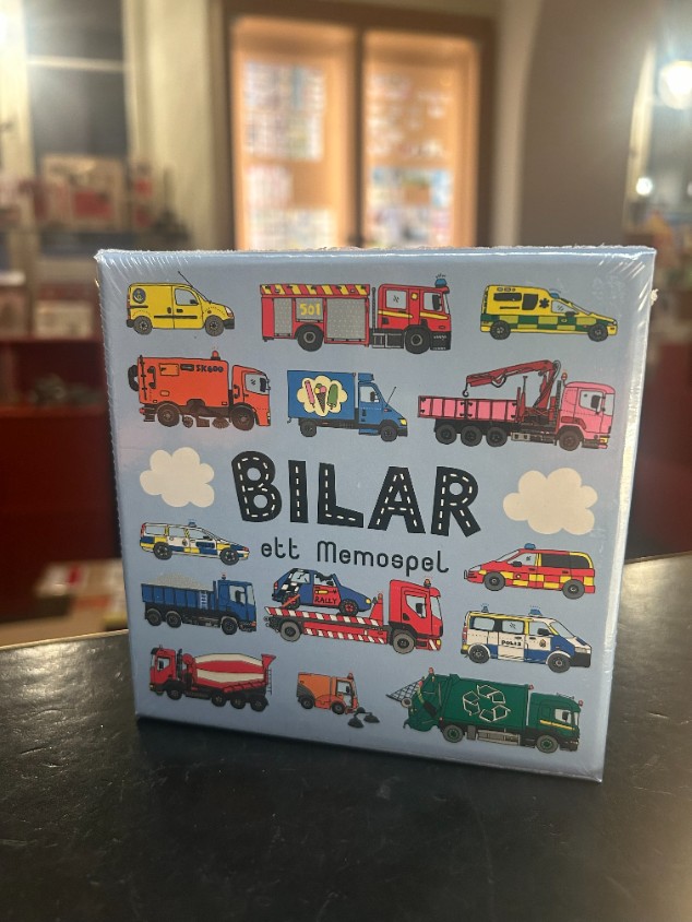 Memory med bilar