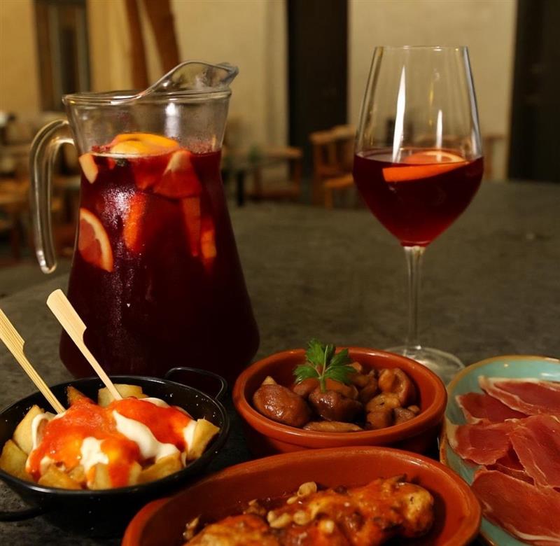 sangria och tapas